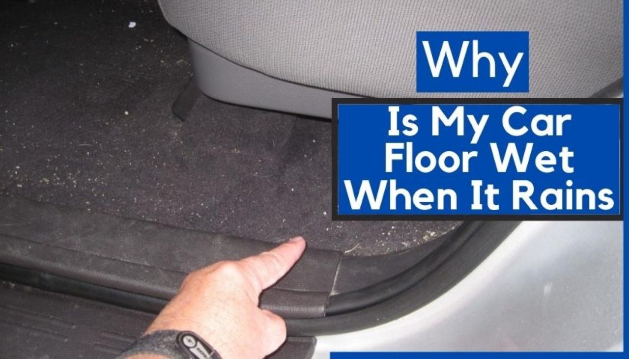 Why is My Car Floor Wet: A Mystery Uncovered